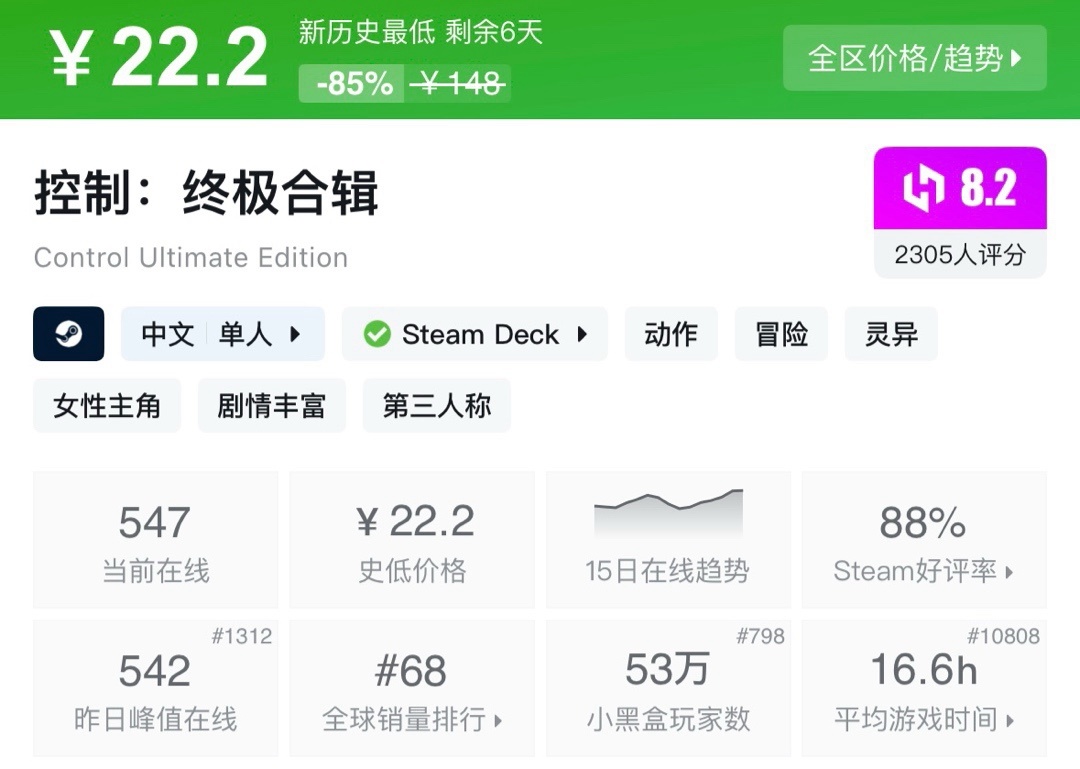 【球盟会】【6.4】小雨折扣合集，盘点近期20款新史低，备战夏促拒绝被刺