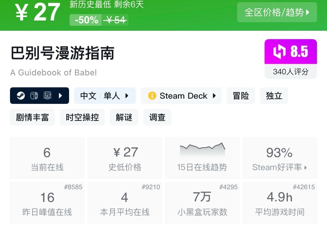【球盟会】【6.4】小雨折扣合集，盘点近期20款新史低，备战夏促拒绝被刺