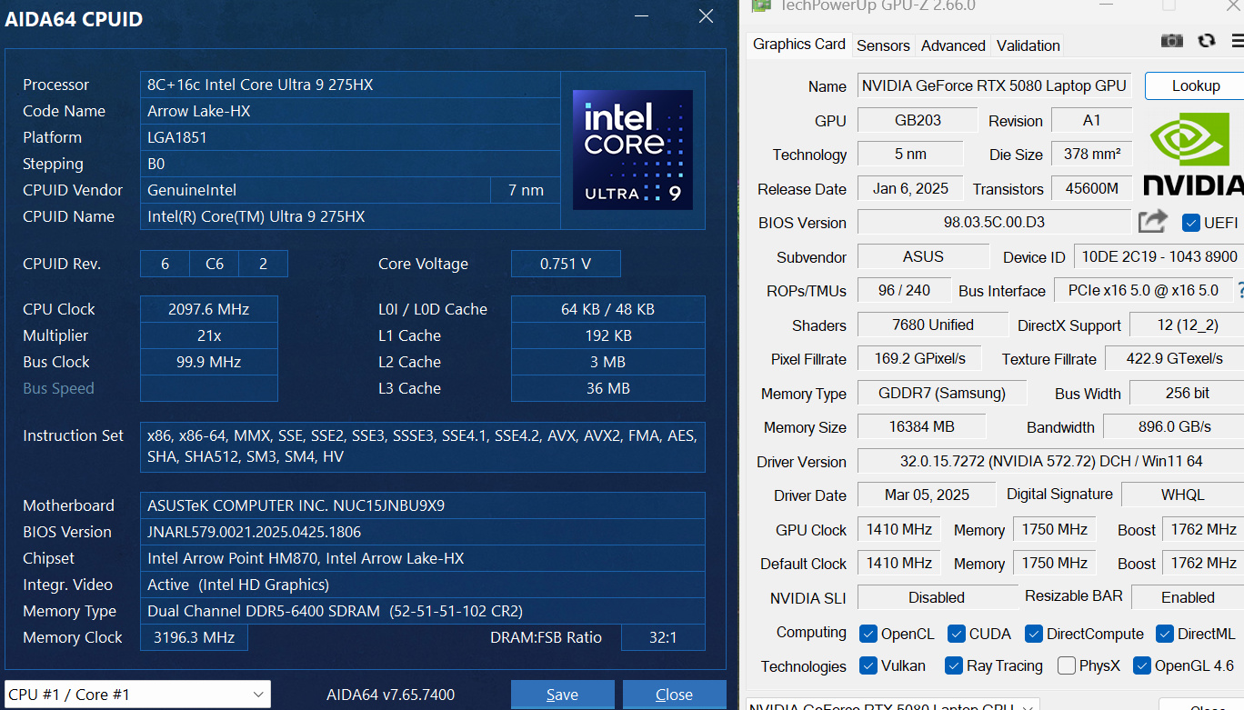 ROG NUC 2025 迷你主机测评：富哥们救一救啊