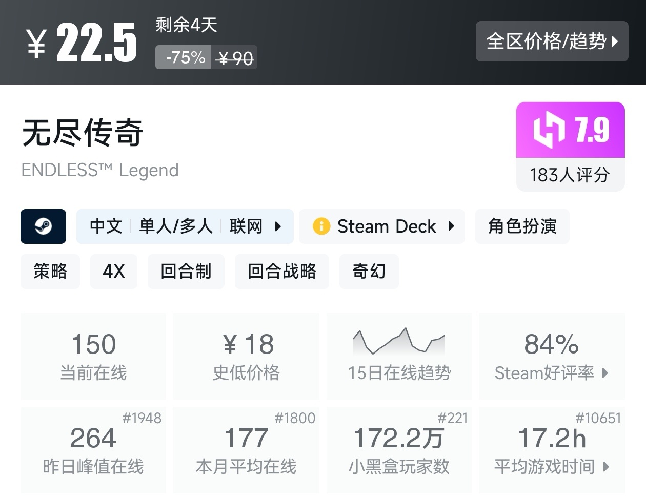 Steam夏促79款回合制游戏折扣汇总