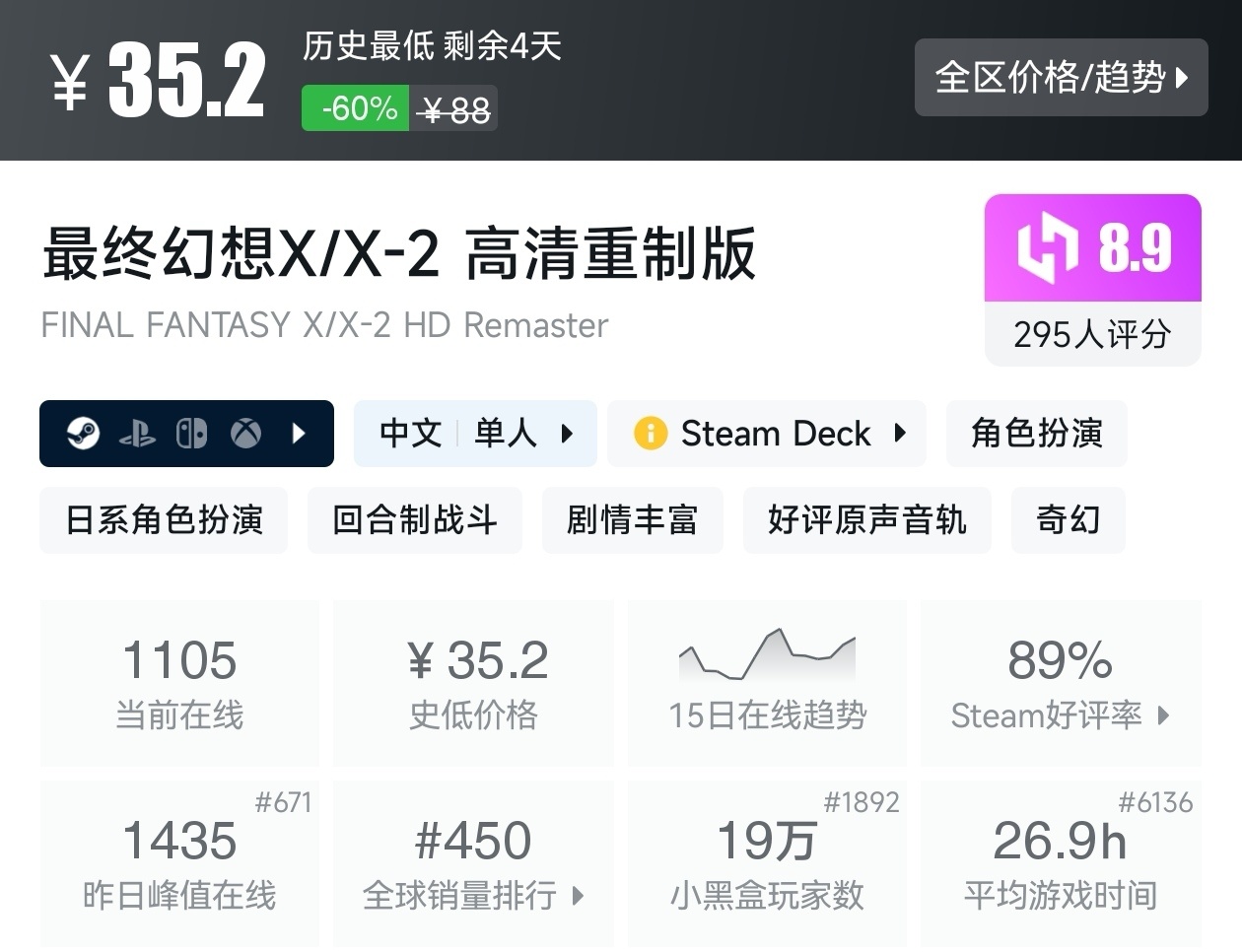 Steam夏促79款回合制游戏折扣汇总