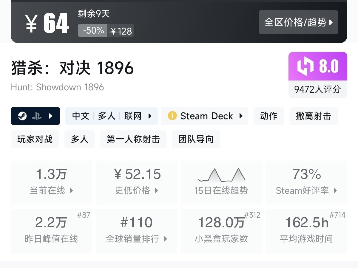 【7.30】不止1折！竞速游戏节92款史低游戏汇总