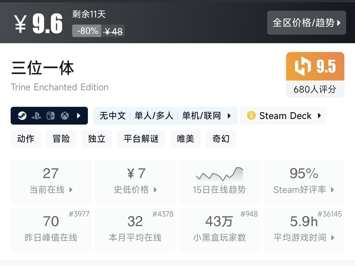 【7.30】不止1折！竞速游戏节92款史低游戏汇总