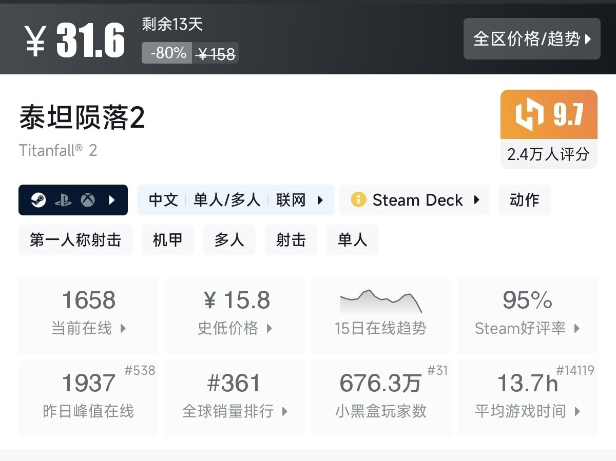 【7.30】不止1折！竞速游戏节92款史低游戏汇总