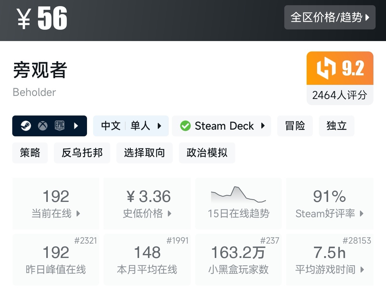 【球盟会】全场仅需个位数!黑盒暑假大促31款10元以下游戏折扣汇总