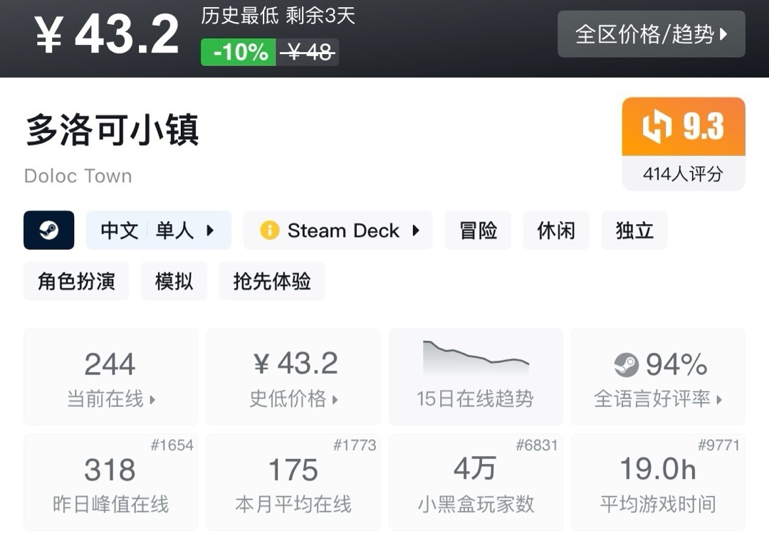 【9.8】小雨合集，秋促预备役。盘点25款史低佳作！