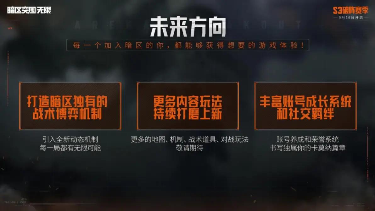 暗区S3前瞻直播汇总，航天基地风格新地图上线