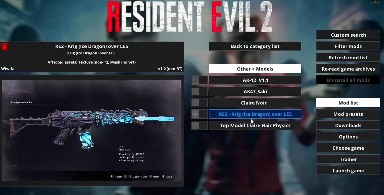 《生化危机2：重制版》MOD整合：美学优化·生存重构·实用功能