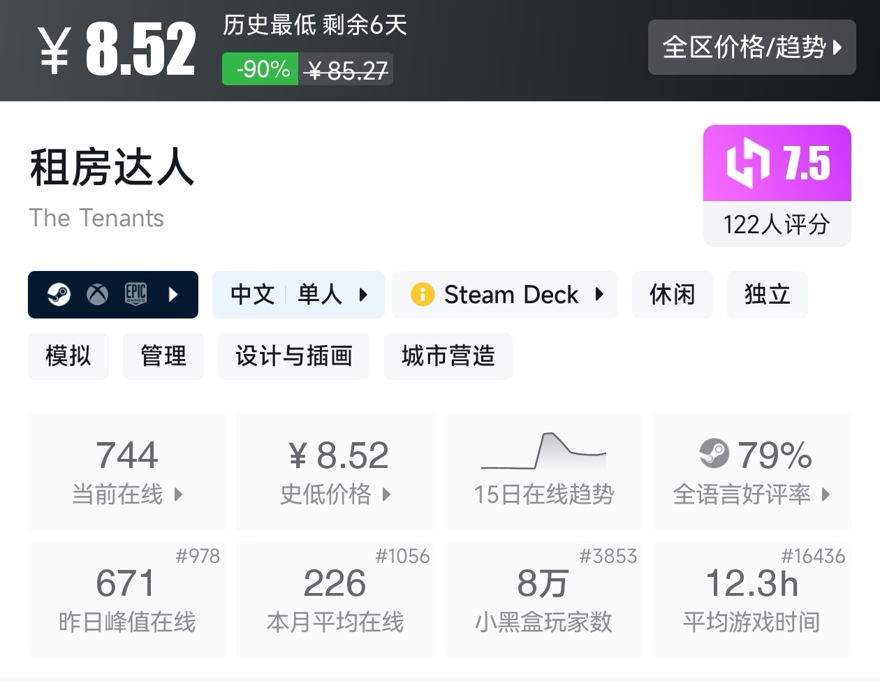 全场骨折价！Steam9月13日23款一折游戏折扣汇总