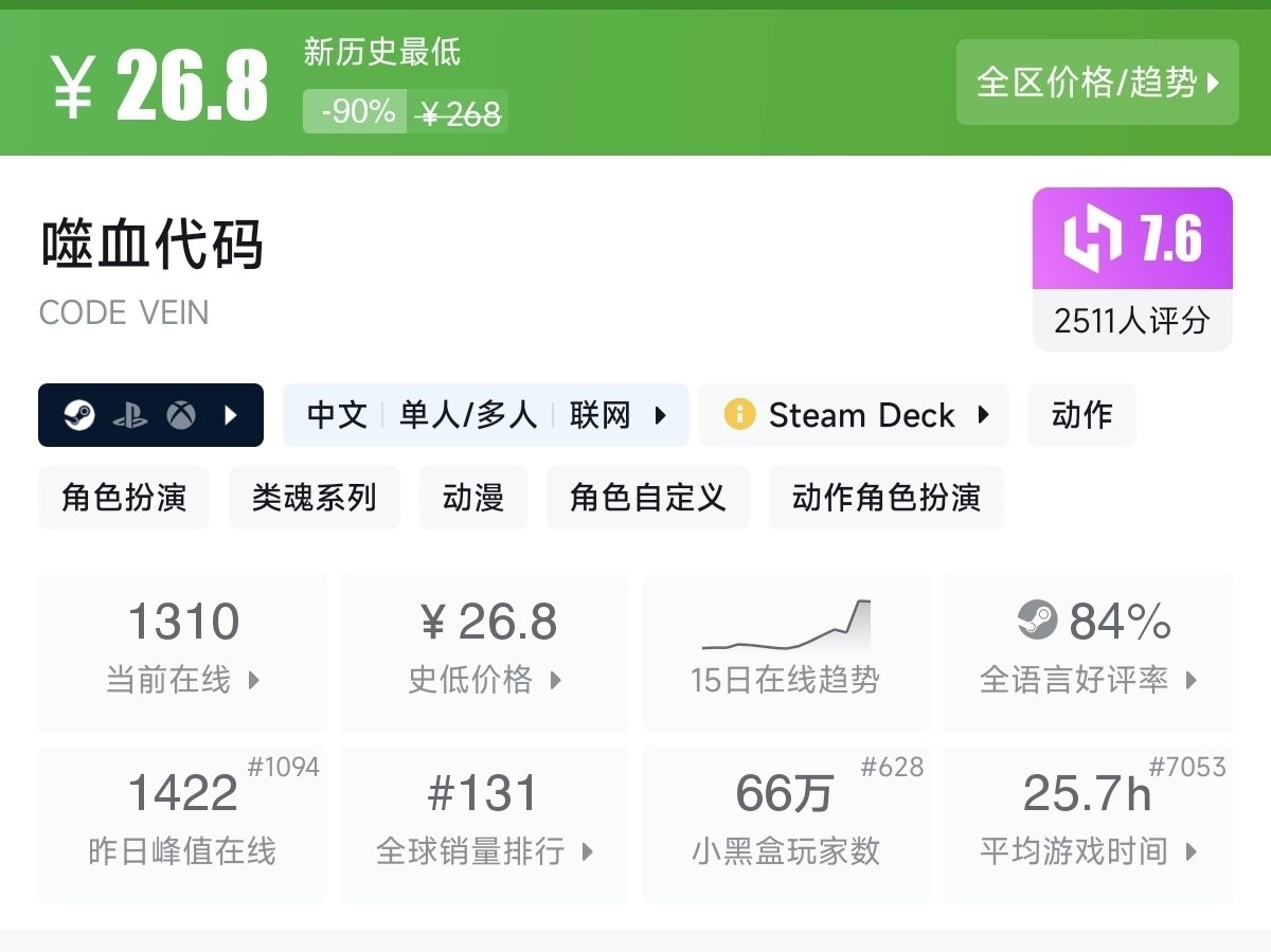 【Steam/10.1】国庆玩点啥？秋促46款一折游戏专场！！！