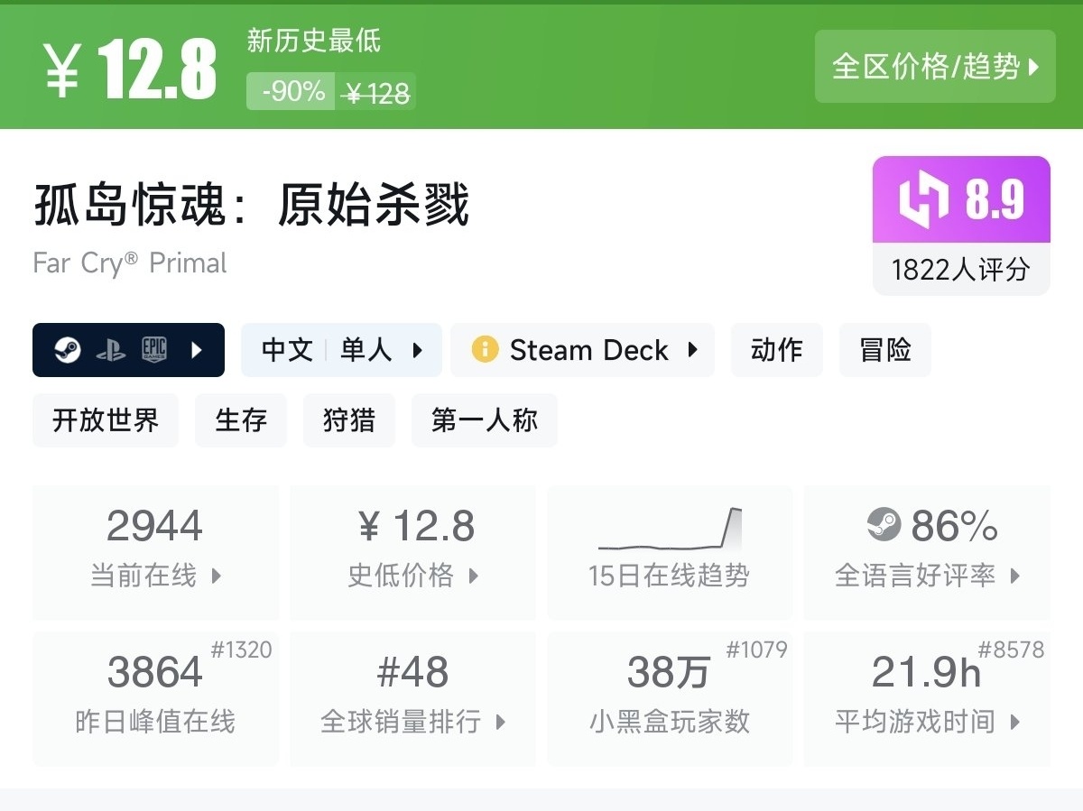 【Steam/10.1】国庆玩点啥？秋促46款一折游戏专场！！！