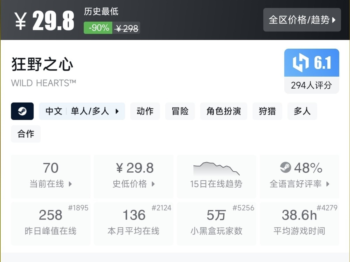 【Steam/10.1】国庆玩点啥？秋促46款一折游戏专场！！！