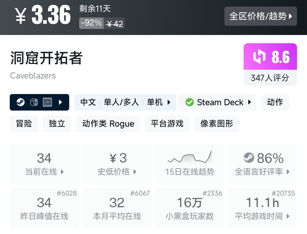 【球盟会】全场骨折价！Steam5月8日19款一折游戏折扣汇总