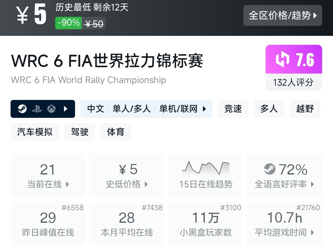 【球盟会】全场骨折价！Steam5月8日19款一折游戏折扣汇总