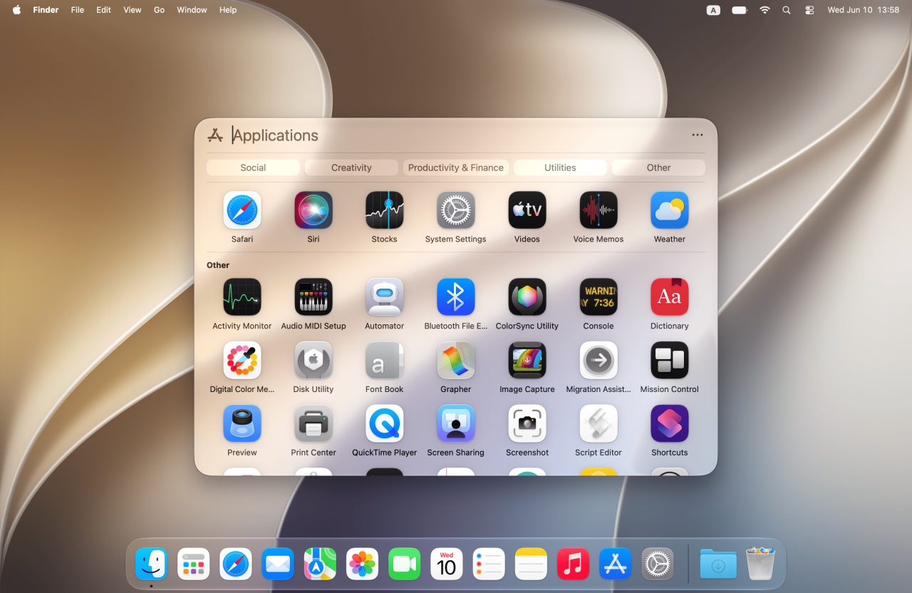 apps in macOS27