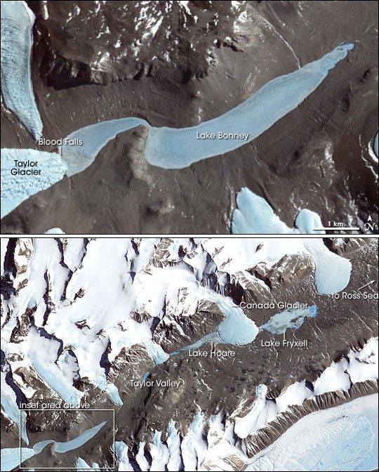 Blood Falls, Antarctica's Dry Valleys - NASA Science