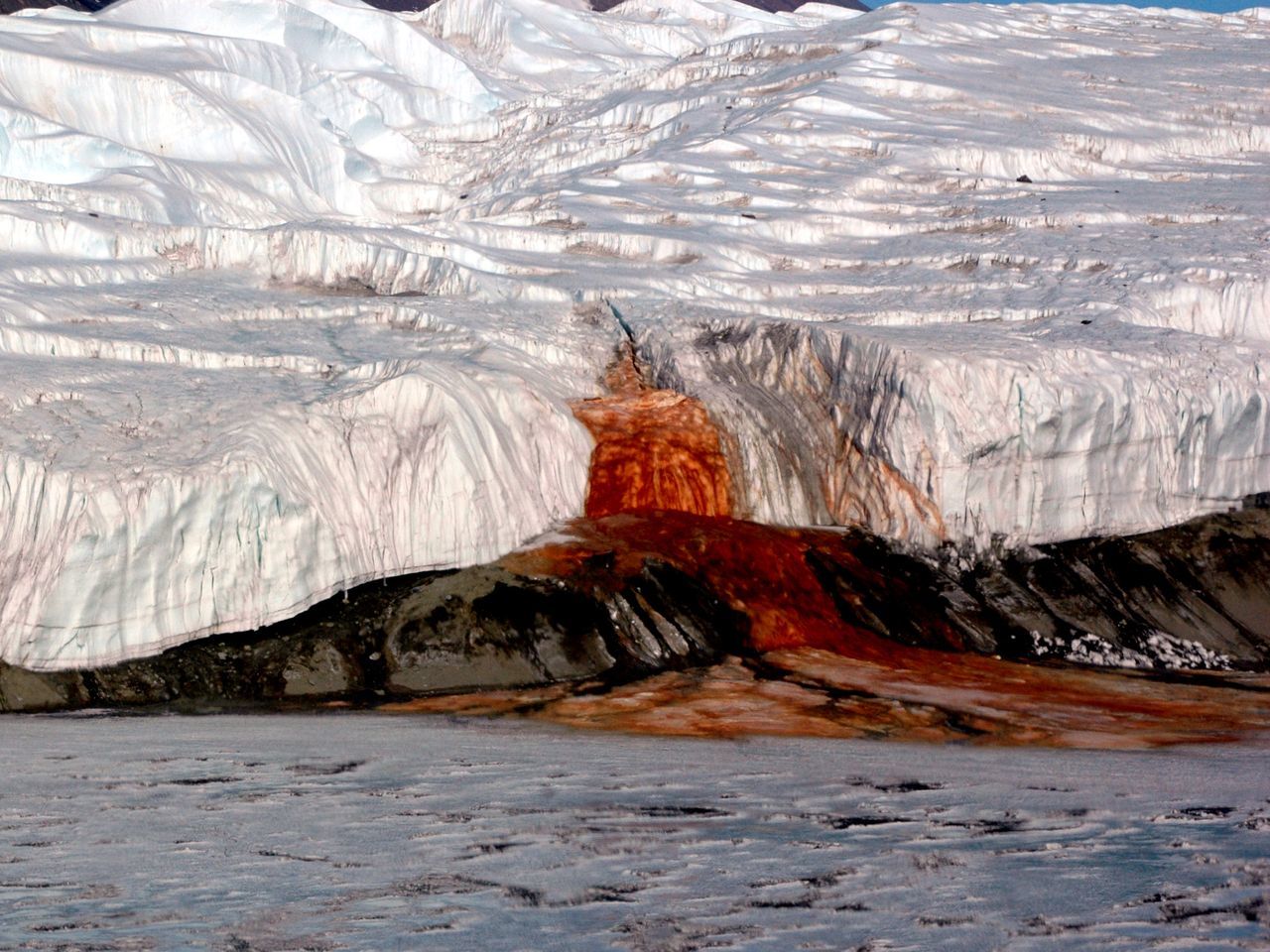 Antarctica's Blood Red Waterfall