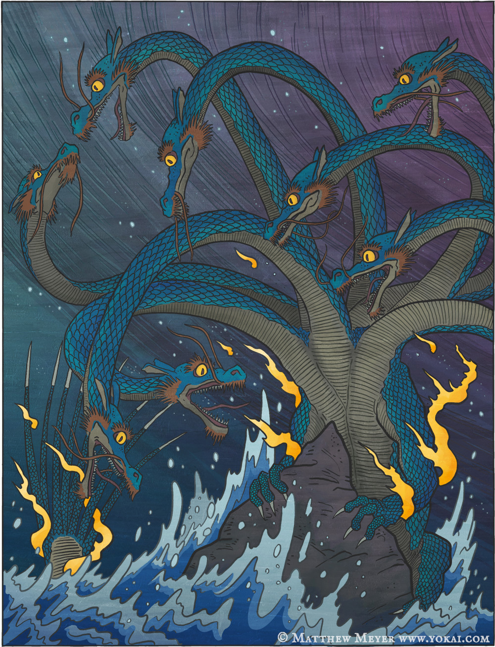 Yamata no Orochi | Yokai.com