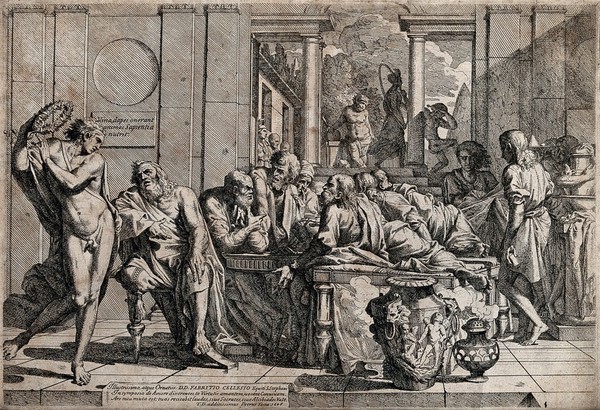 Symposium (Classical Greek drinking party) | Wellcome Collection