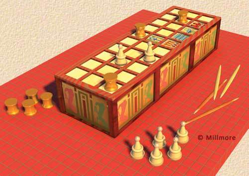 Ancient Egyptian Game of Senet