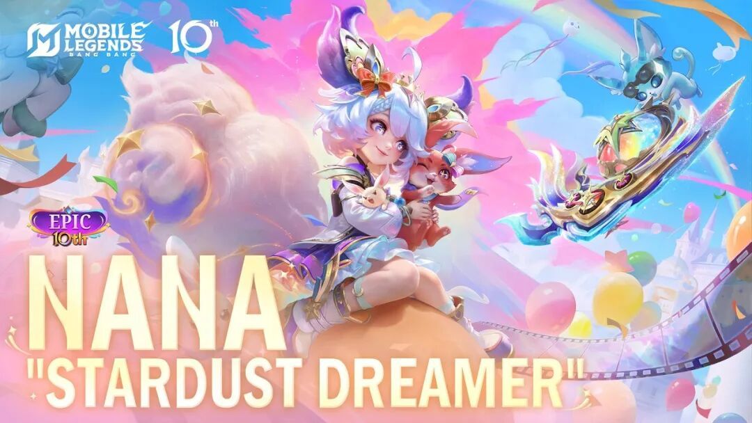 10th Anniversary New Skin | Nana "Stardust Dreamer" | Mobile Legends: Bang  Bang