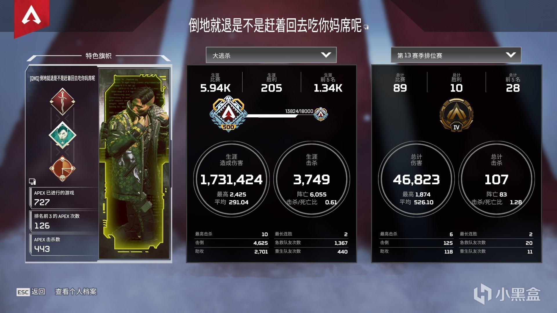 【Apex 英雄】混子入门指南--论如何在畸形的赛季上分-第0张