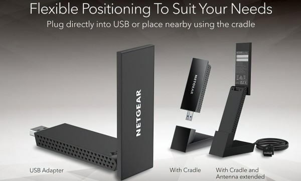 Netgear推出首款 Wi-Fi 6E USB 3.0 無線網卡