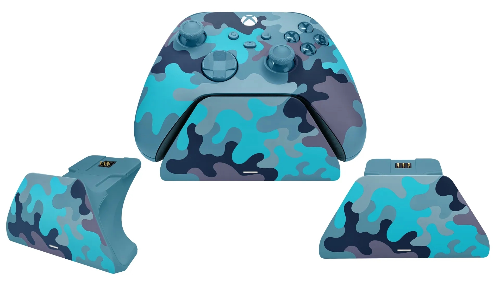 【PC游戏】微软正式公开Xbox手柄新配色：绚丽蓝色“矿物迷彩”-第2张