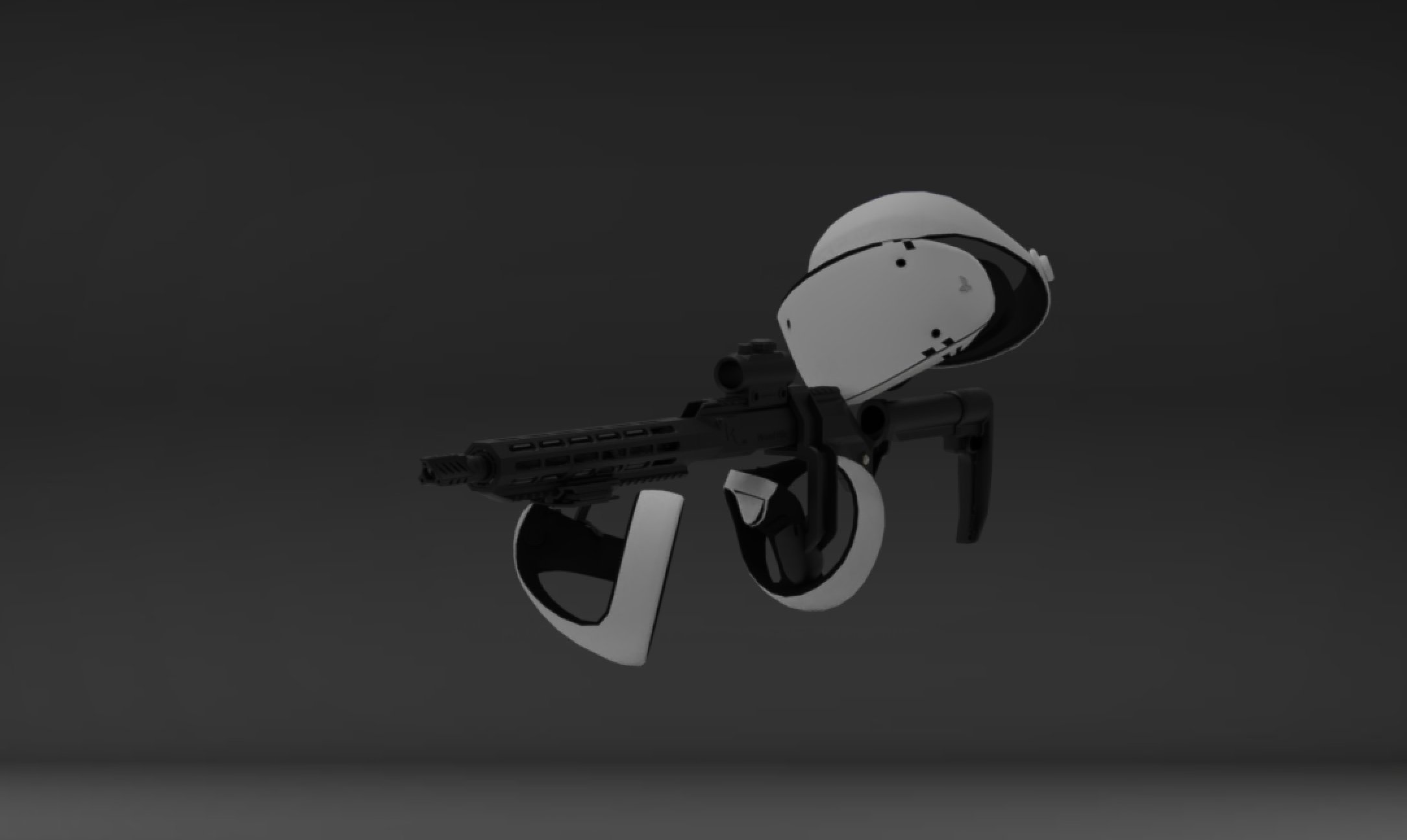 【主机游戏】外设厂商为PSVR2制作步枪手柄，概念图有了只等上市！-第1张