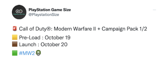 《使命召唤19：现代战争2》预载时间公布：多人游戏10月21日预载 2%title%