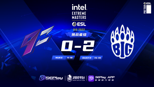 【CS:GO】IEM 里約 Major：BIG 2-0戰勝9z晉級傳奇組