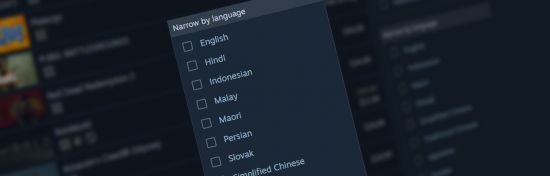 Steam更新：现可在超100种语言中寻找支持游戏 2%title%