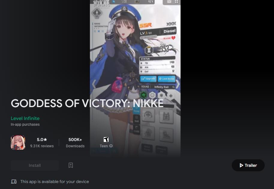 【手機遊戲】“油膩師姐”手遊《Nikke：勝利女神》正式開服 支持中文-第0張