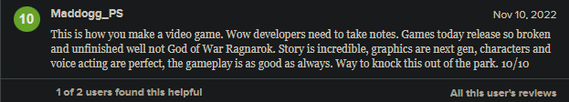 《战神5》M站用户评分8.2：有史以来最好的游戏之一！-第3张