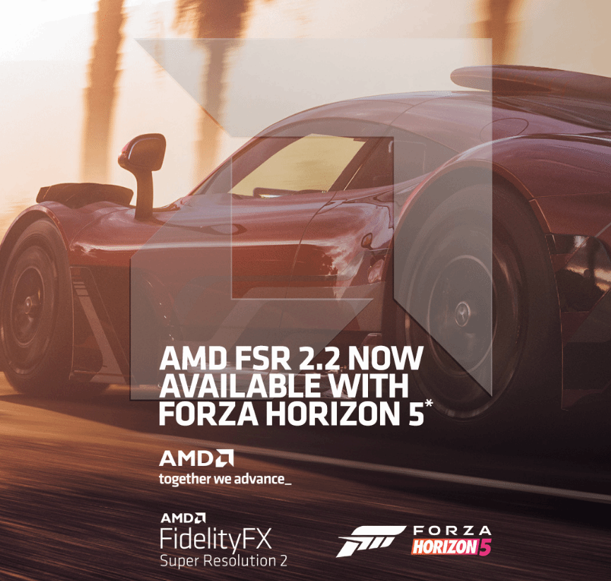 《極限競速：地平線5》將支持AMD FSR 2.2，飆車更爽-第2張