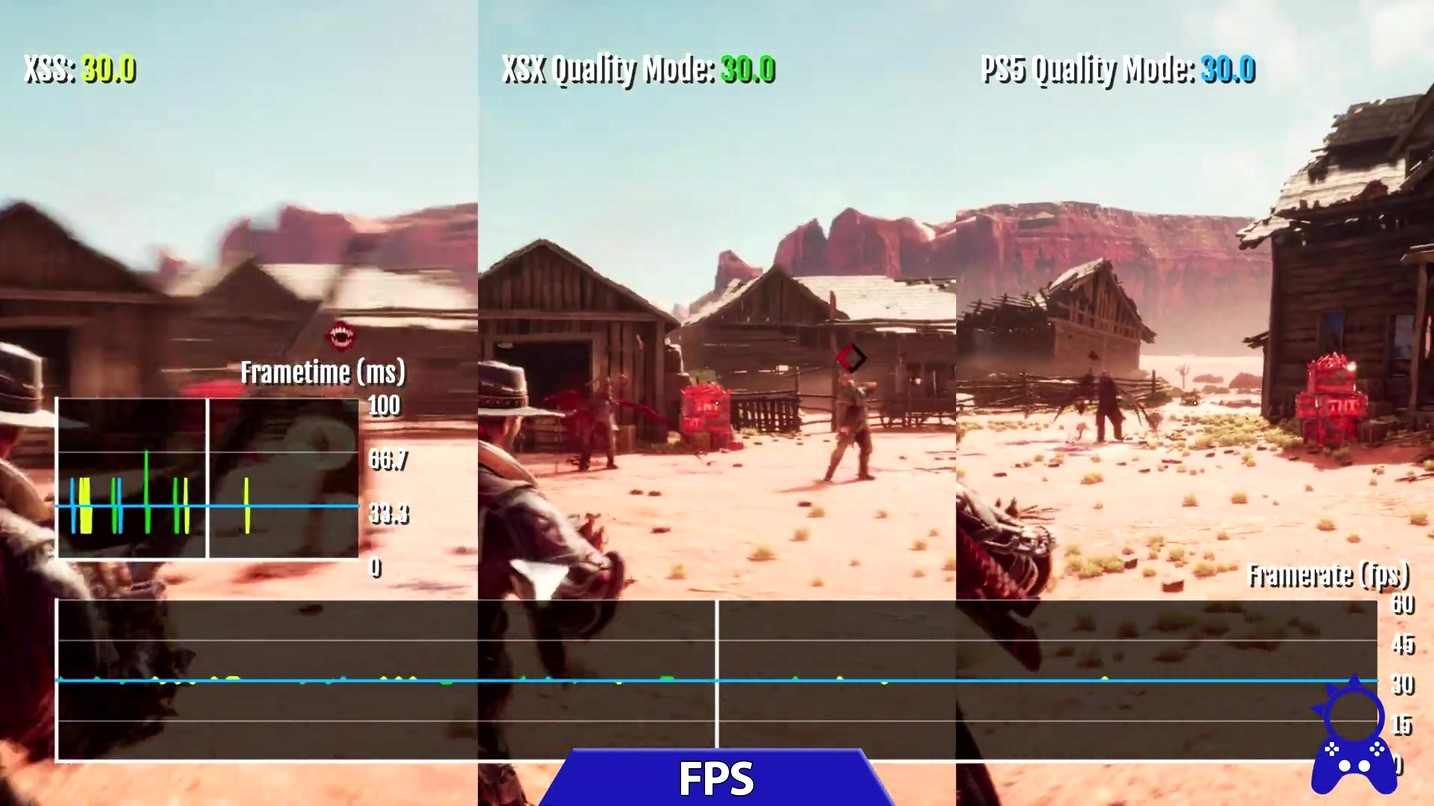 《暗邪西部》各平台画面对比视频：PS5|XSX达4K/30帧 13%title%