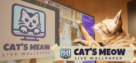 【PC游戏】云养猫！Steam新作“桌面养猫模拟器”9月15日推出-第0张