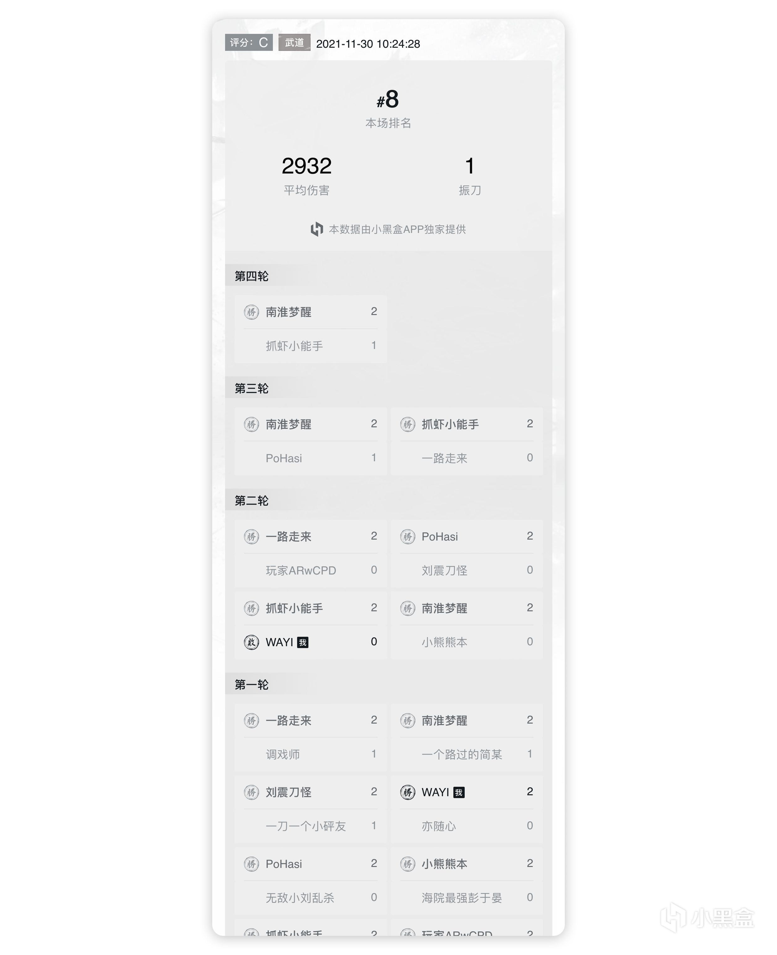 《永劫无间》战绩功能更新:现可查询对局内全员数据-第2张