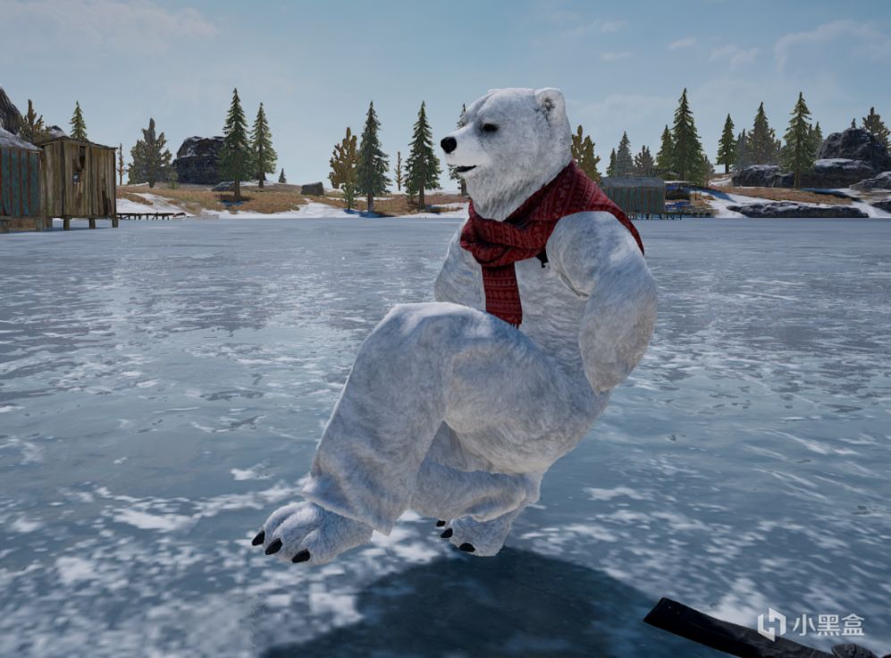 【绝地求生】圣诞节全套测评：憨厚的北极熊--雪地吉利服-第14张