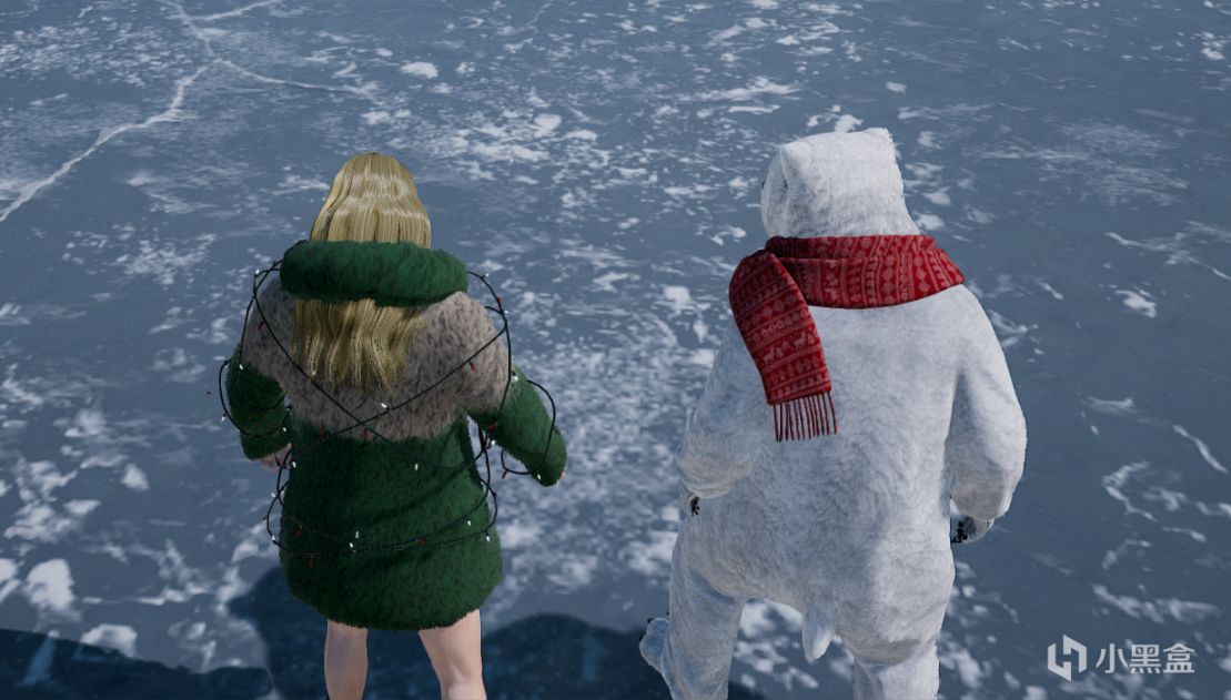 【絕地求生】聖誕節全套測評：憨厚的北極熊--雪地吉利服-第15張