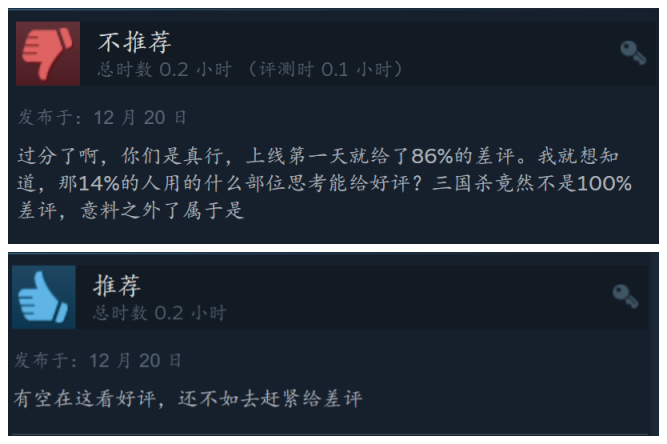 【PC遊戲】盒國日報|《三國殺》登頂Steam差評榜；買《GTA:三部曲》PC版送遊戲！-第4張