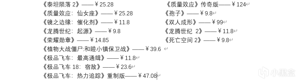 【PC游戏】steam冬季促销EA发行商好价游戏推荐，多款游戏不超15元香疯了！-第0张