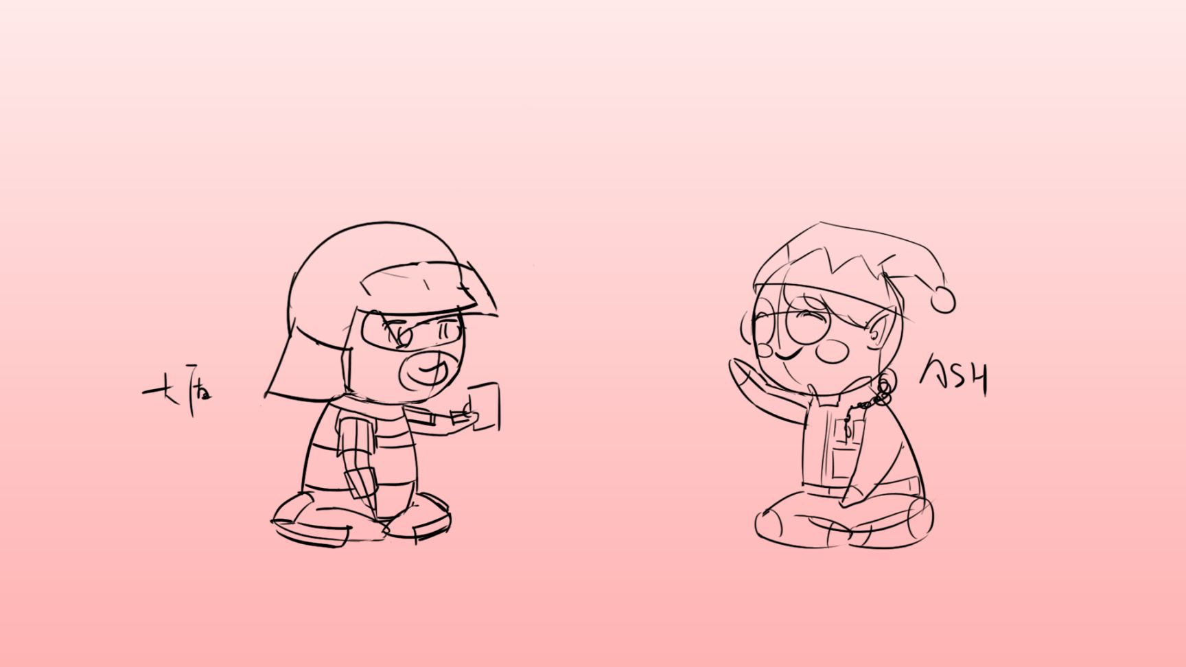 【彩虹六号baiye】大家圣诞节快乐~！今晚画一个Ash和大盾~-第1张