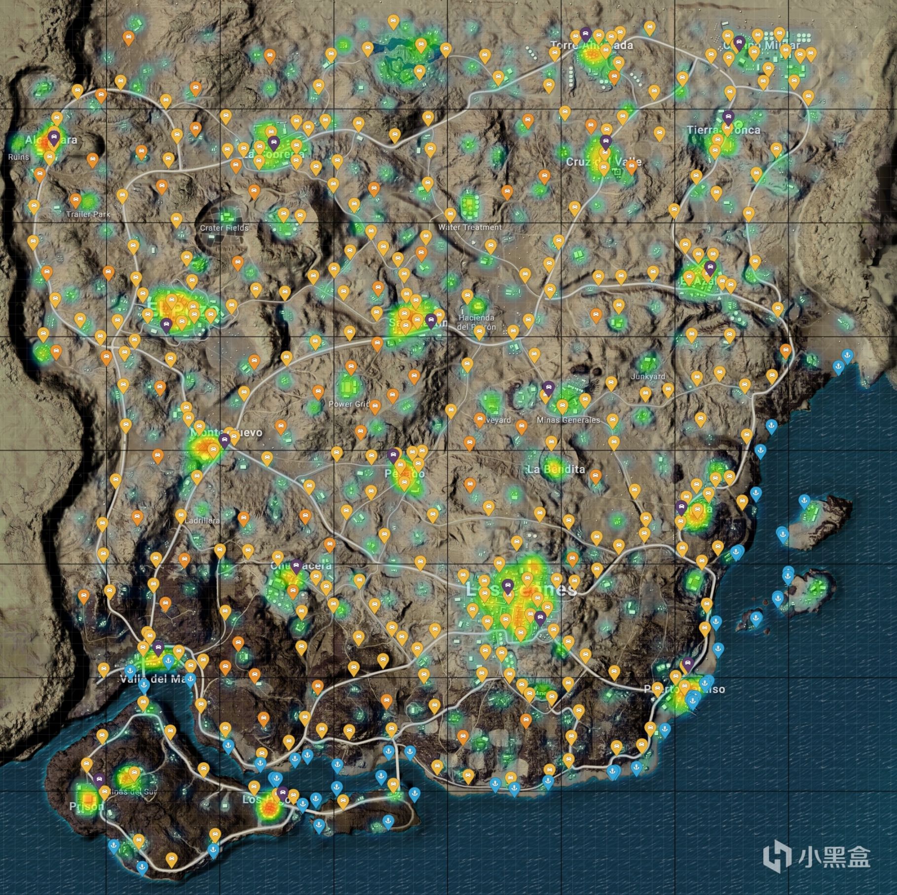 【絕地求生】PUBG主地圖點位介紹-第1張