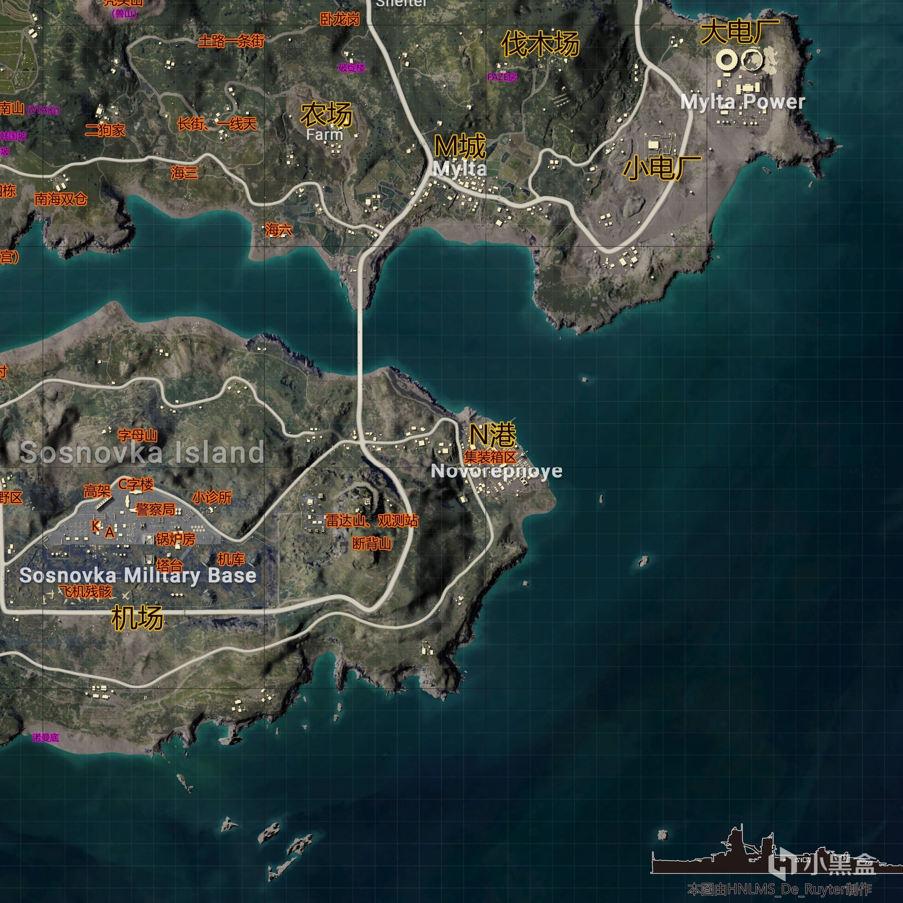 【絕地求生】PUBG主地圖點位介紹-第10張