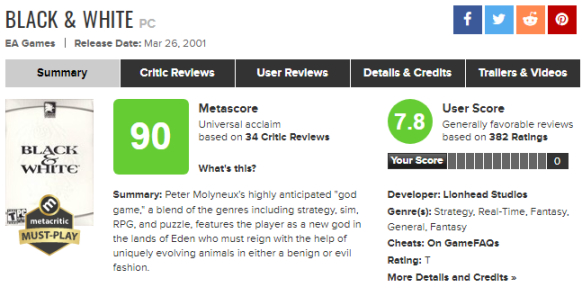 Metacritic歷史百大PC遊戲列表（81-100名）-第0張