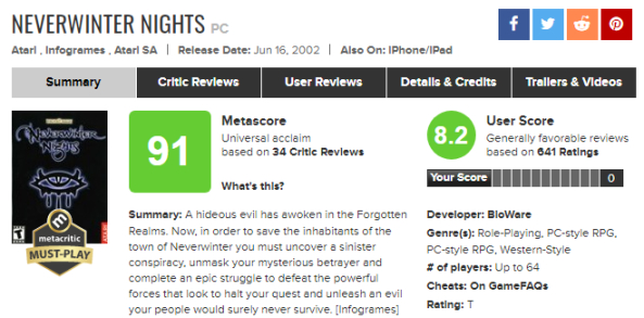 Metacritic歷史百大PC遊戲列表（81-100名）-第28張