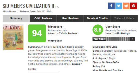 Metacritic歷史百大PC遊戲列表（11-40名）-第53張