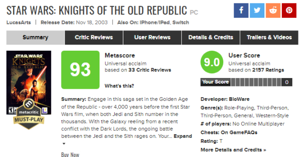 Metacritic歷史百大PC遊戲列表（11-40名）-第13張