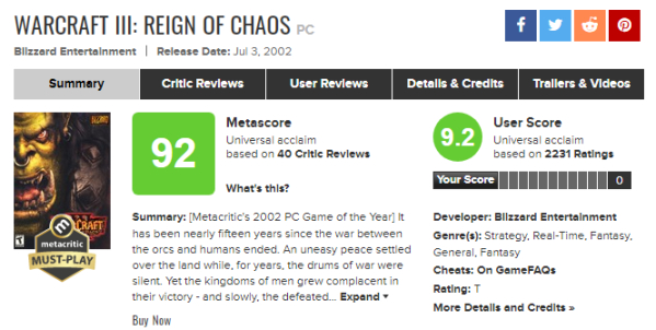 Metacritic歷史百大PC遊戲列表（11-40名）-第5張